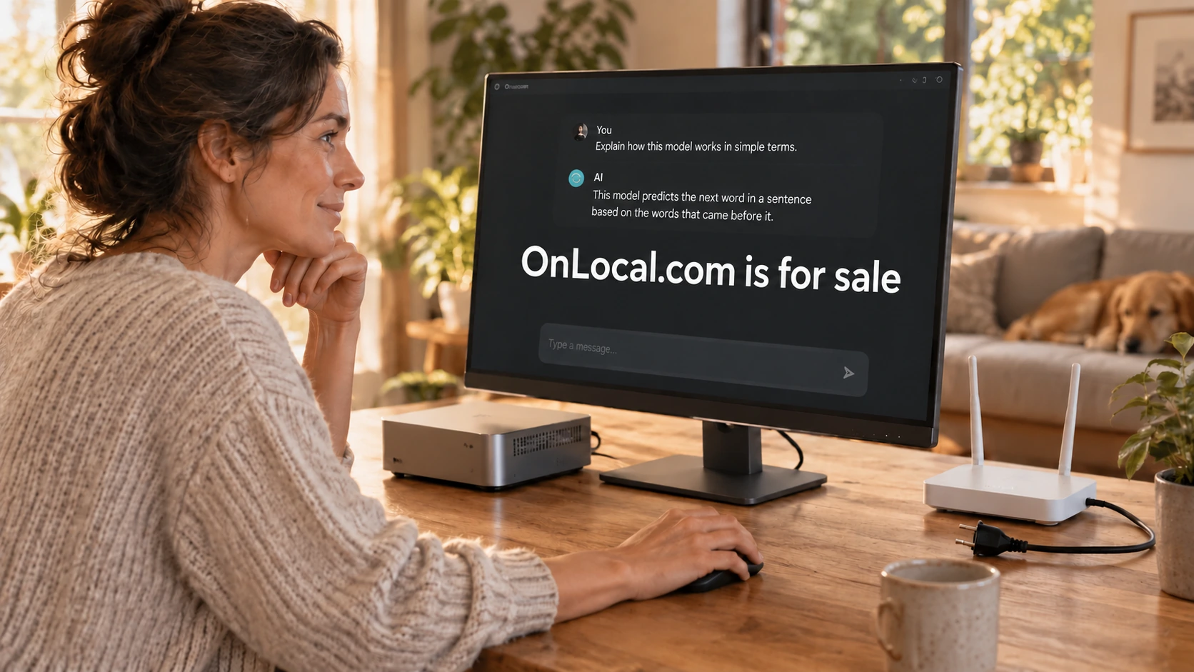 A home computer ready for a repeatable local AI test
